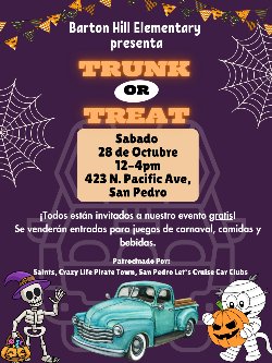 Trunk or Treat Spanish